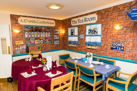 The Tea room area