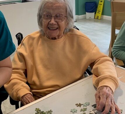 resident with a puzzle