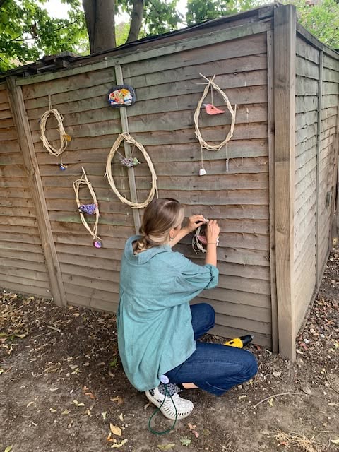 emma from equal projects hanging residents nests up