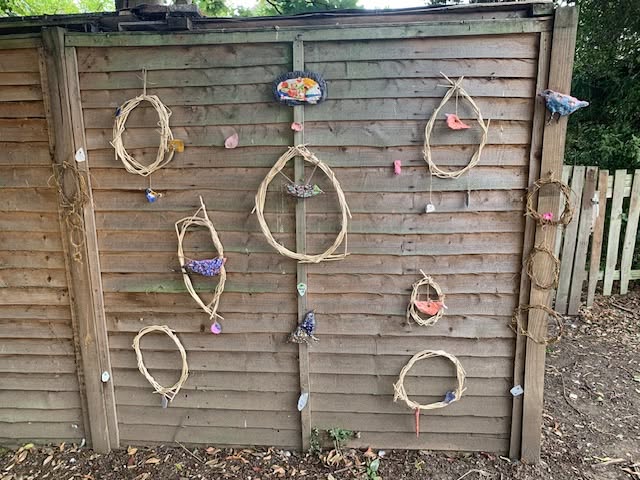 residents nests on the fence at parkfield house